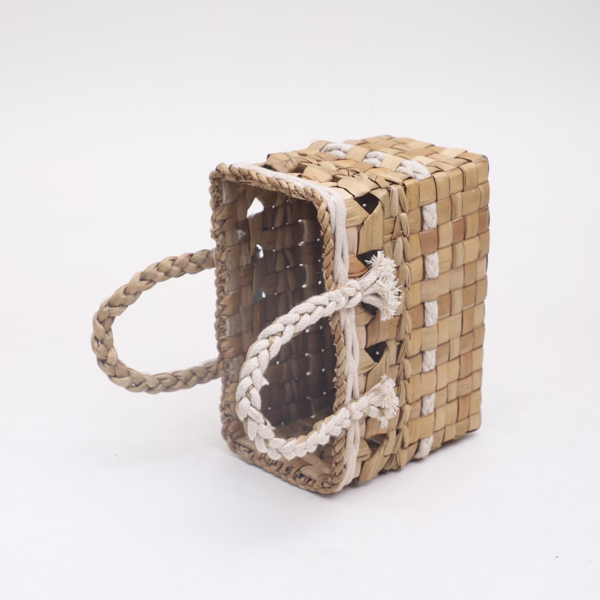 Natural Hogla & Cotton Basket - Image 4