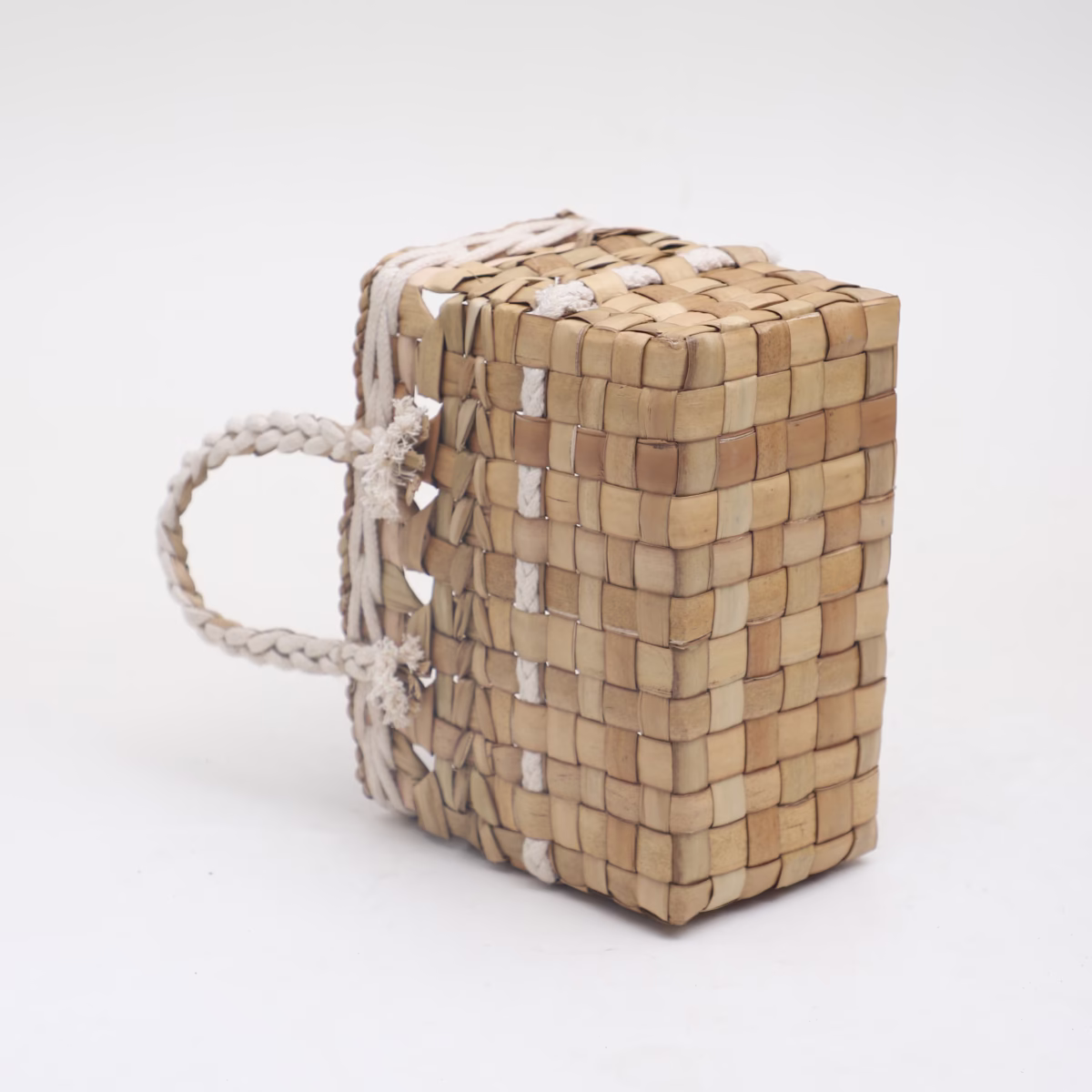 Natural Hogla & Cotton Basket - Image 5
