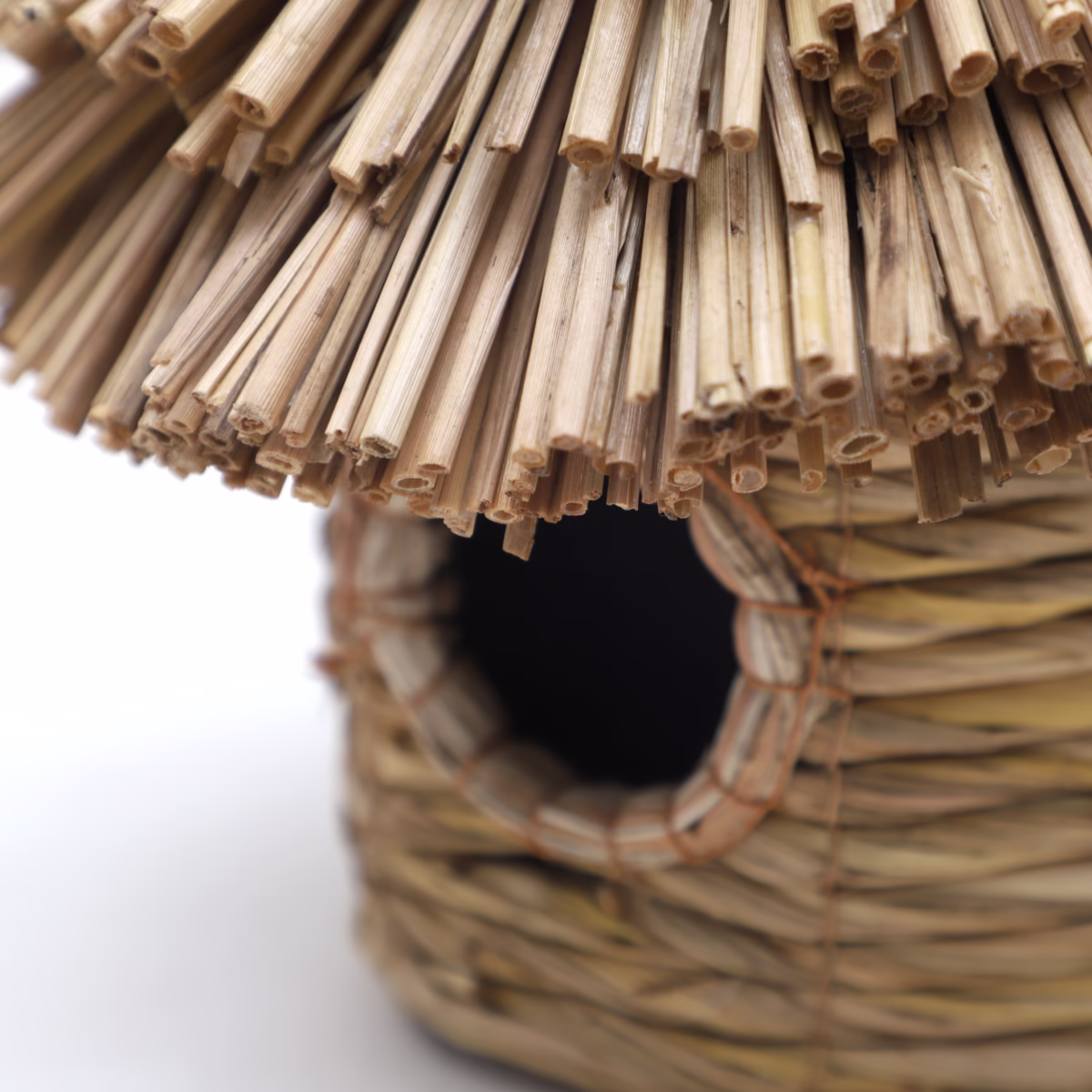 Rice Straw Bird House - Image 3