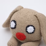 Crocheted Dog Head - Image 2