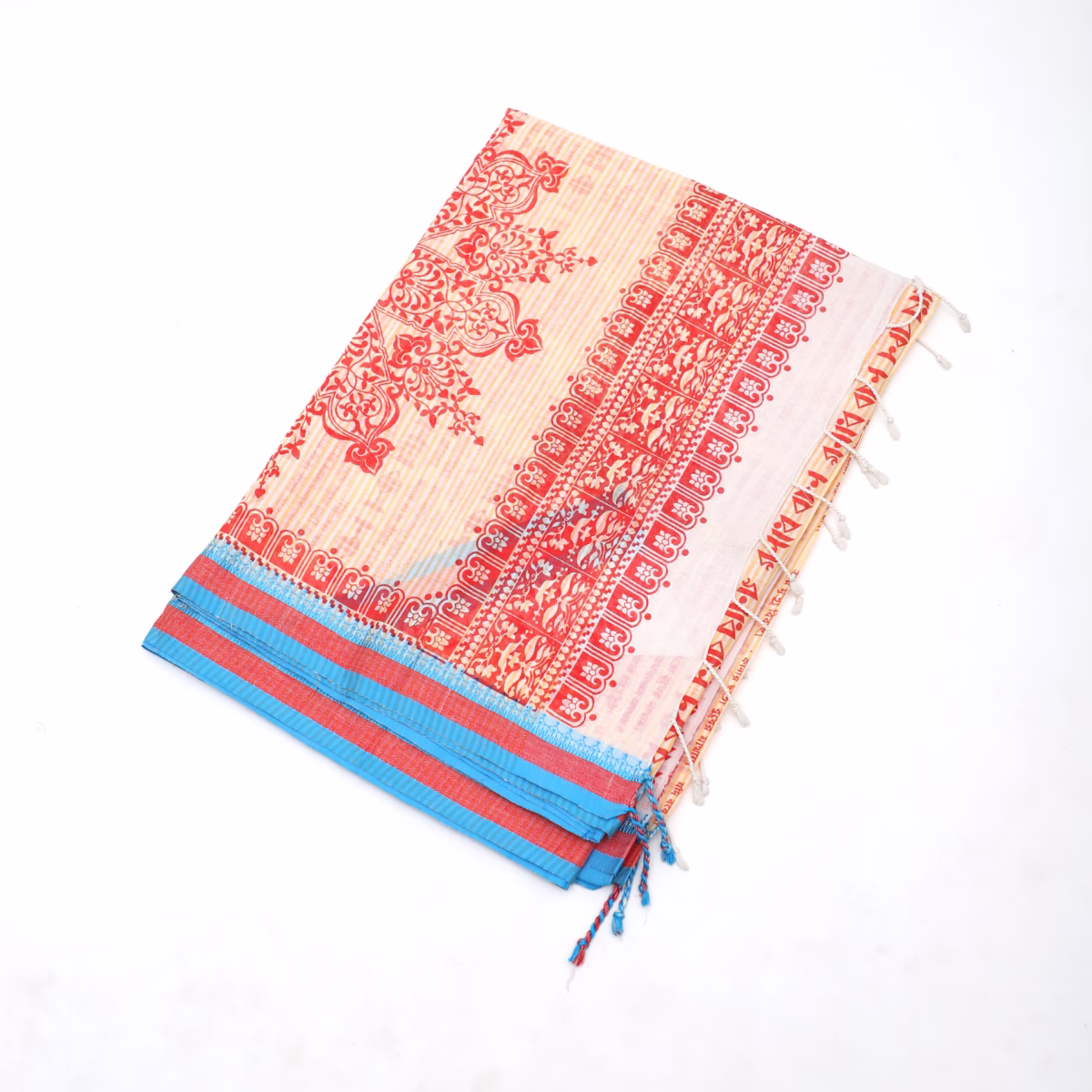 Cotton Printed Sari - Image 3