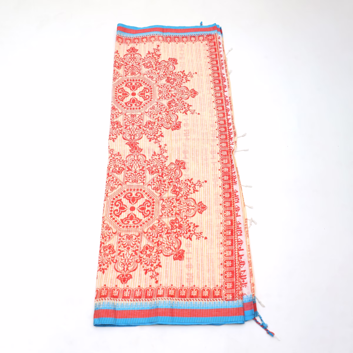 Cotton Printed Sari - Image 2