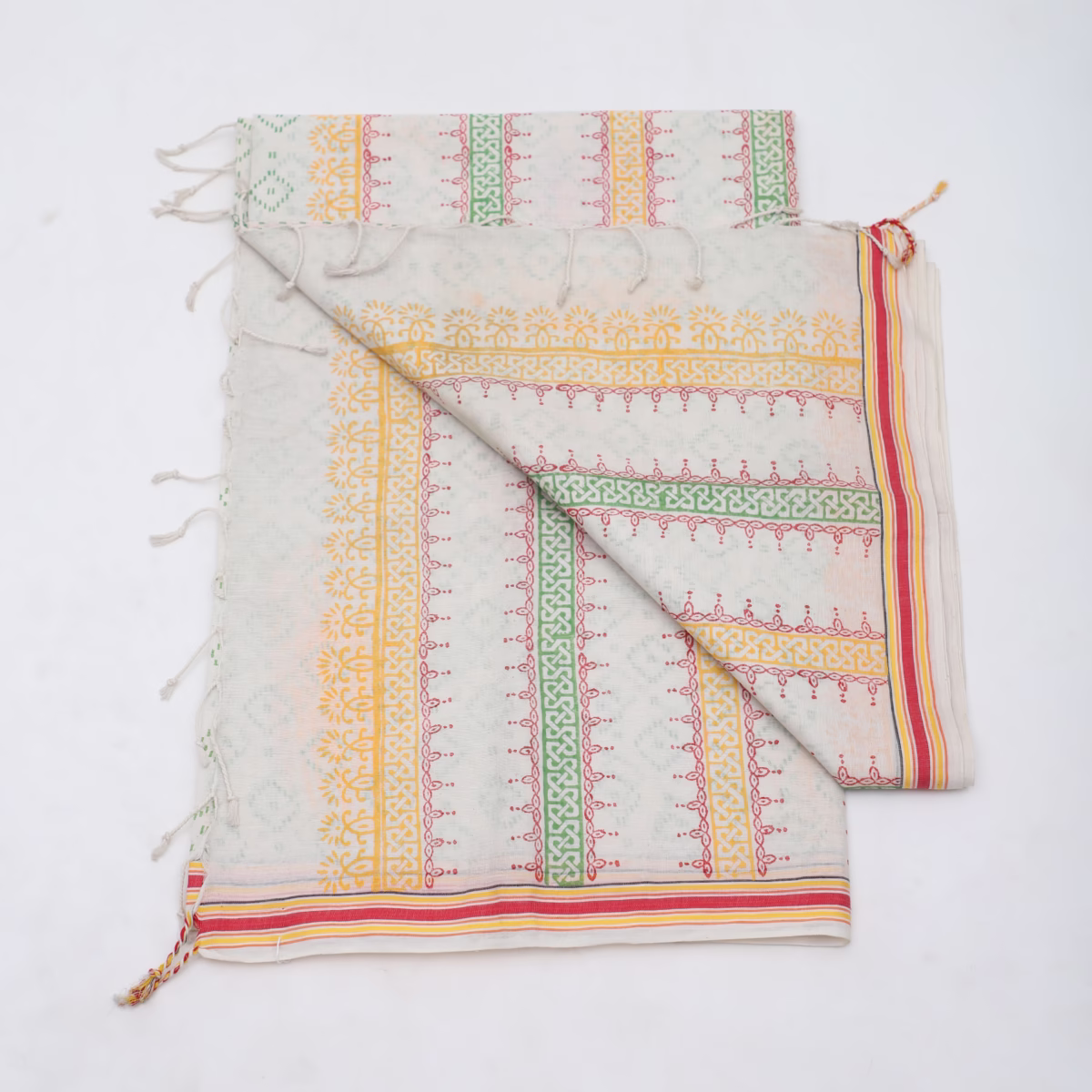 Cotton Printed Sari - Image 3
