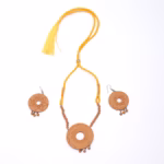 Clay Necklace W/earring Set - Image 3
