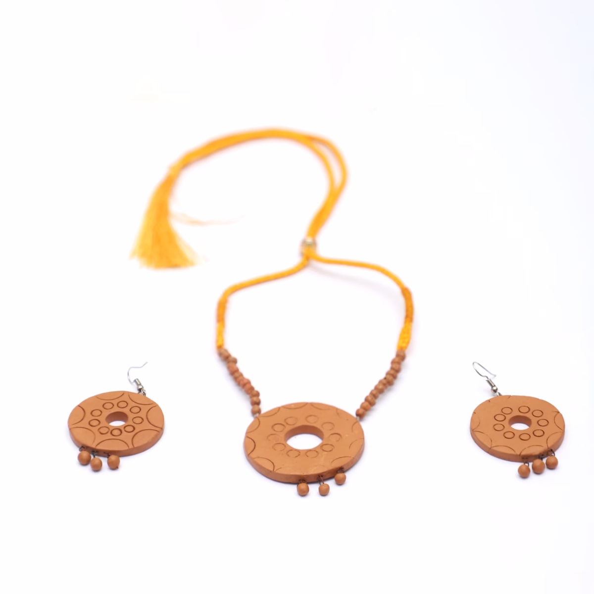 Clay Necklace W/earring Set - Image 1