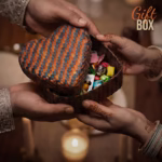 Pathigrass Gift Box(Heart Shape) Or+Blue