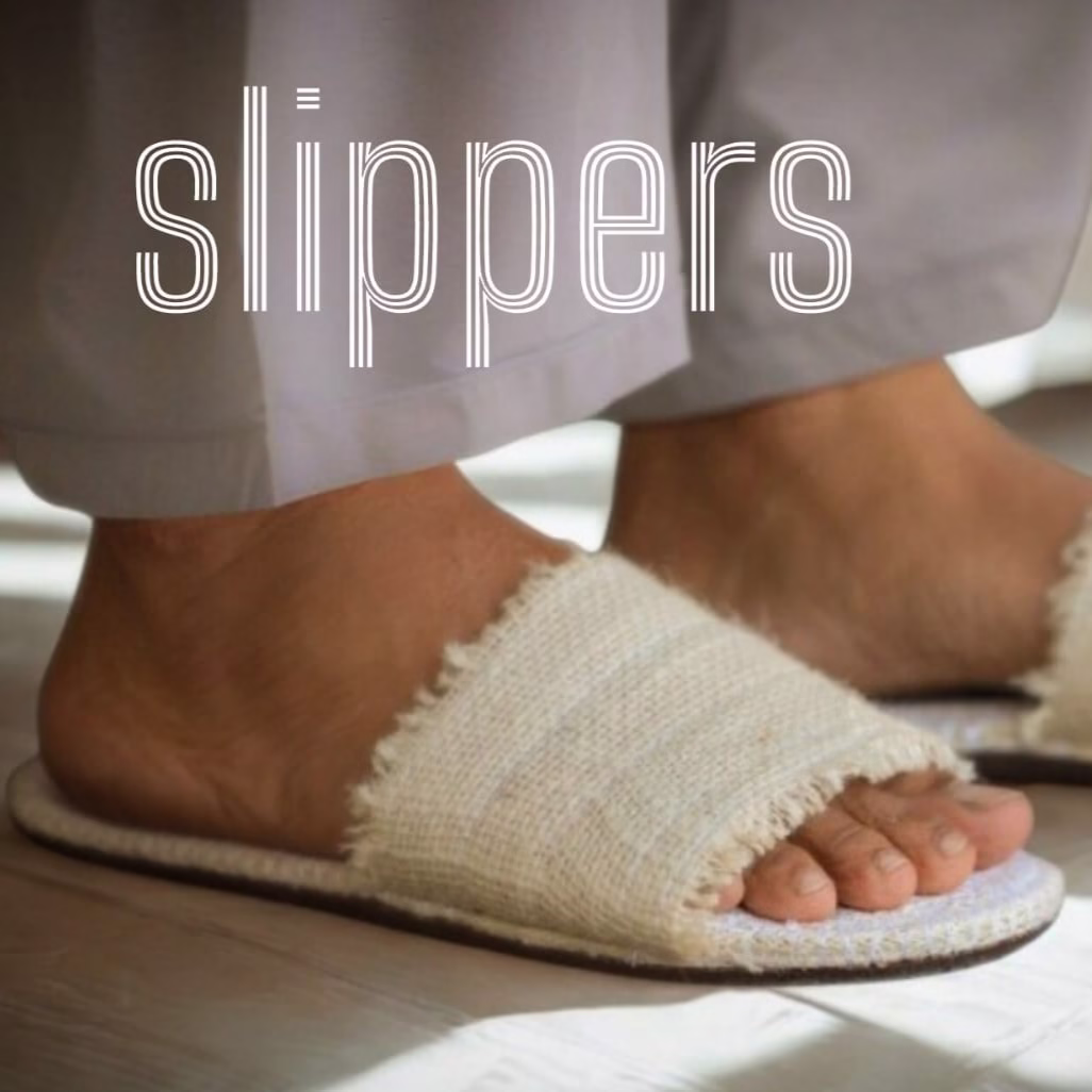 Slippers for website Jute Slipper - Image 1
