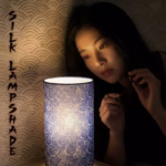 Marble Paper Cylinder Lampshade Small