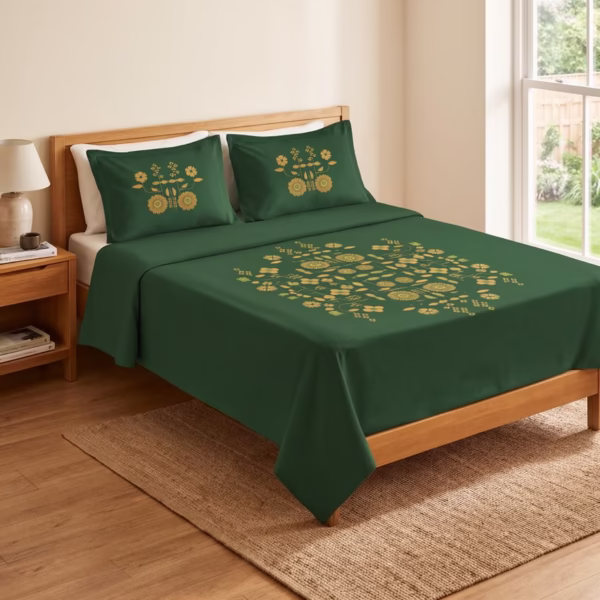 Bed Sheet-Green