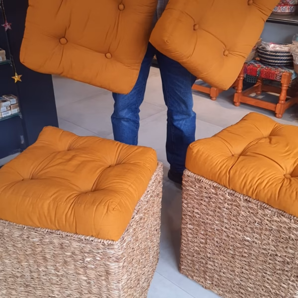 Square Seater With Cushion