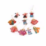 Doll Garland - Recycled Sari - Image 3