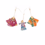Doll Garland - Recycled Sari - Image 4