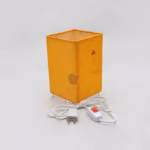 Square Silk Paper Lampshade( Yellow)