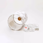 Round Fabric Lampshade - Image 3