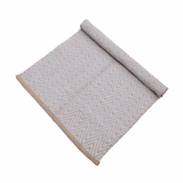 Jute Floormat ZigZag