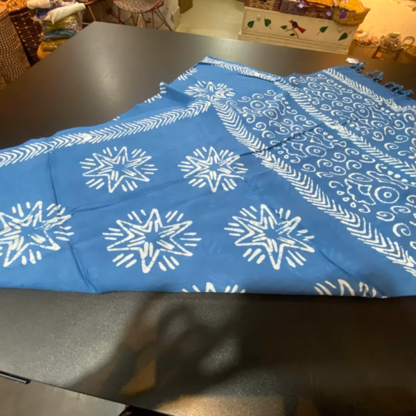 Blue Printed Veil