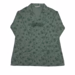 V-Neck Viscose Kurti (Green) - Image 3