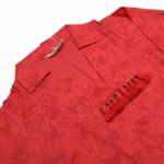 V-Neck Viscose Kurti (Red) - Image 4