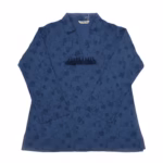 V-Neck Viscose Kurti(Blue) - Image 3