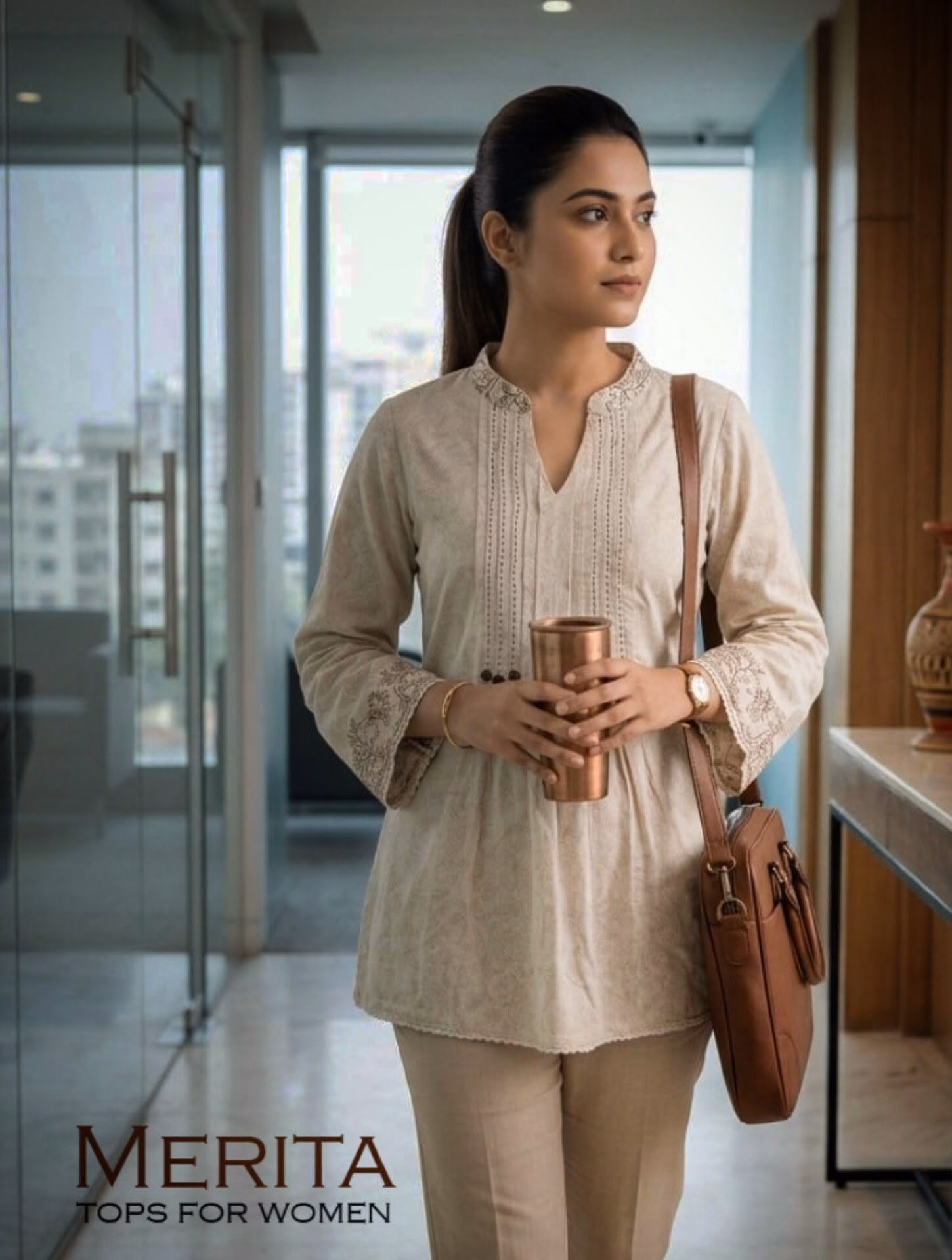 771771217_1492776046217032_954139778979151865_n Kurti (L.Brown) - Image 1