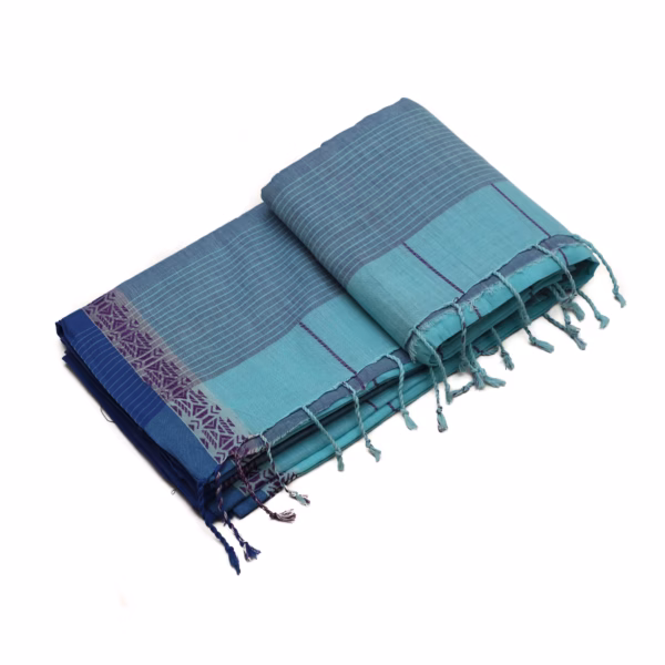 Cotton Plain Sari